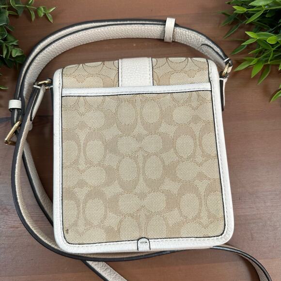 Coach C8321 North/South Lonnie Crossbody Signature Jacquard Bag - Picture 3 of 11